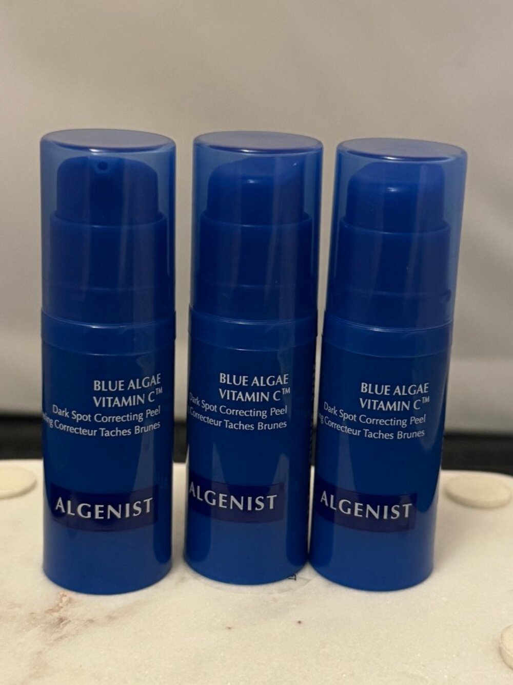 Set of 3 Algenist Blue Algae Vitamin C Peel